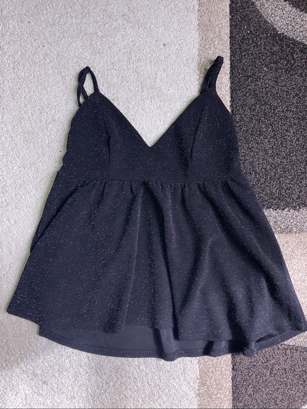 Express Glittery Black Camisole